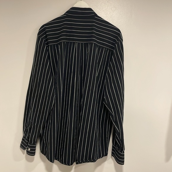Y2K Avirex Striped Button Up Shirt - Picture 4 of 4